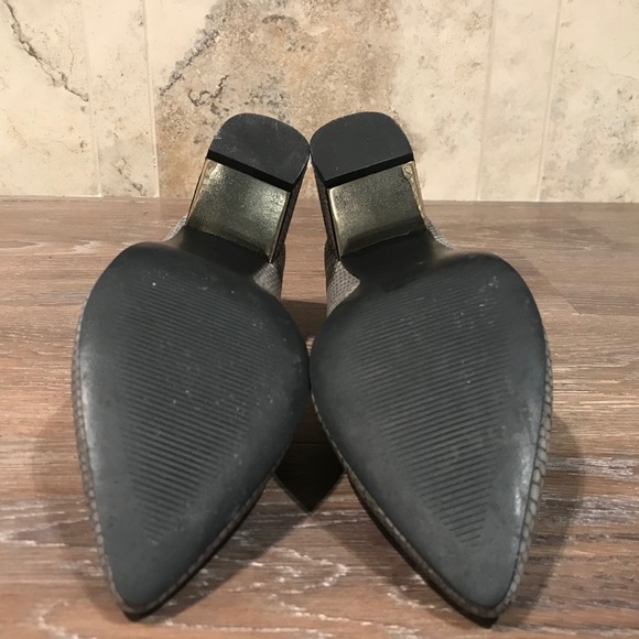 Vintage Sears Faux Snake Skin Heels, Size 7 - Picture 5 of 6